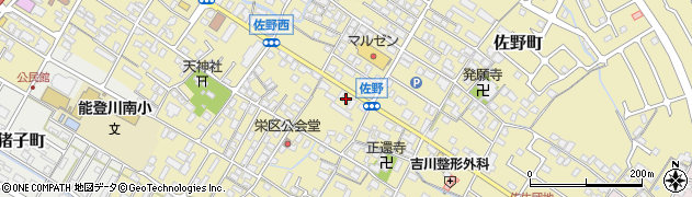 滋賀県東近江市佐野町697周辺の地図
