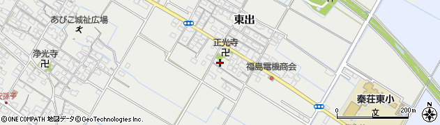 滋賀県愛知郡愛荘町東出210周辺の地図