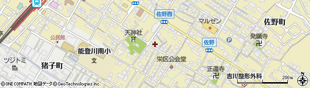 滋賀県東近江市佐野町720周辺の地図