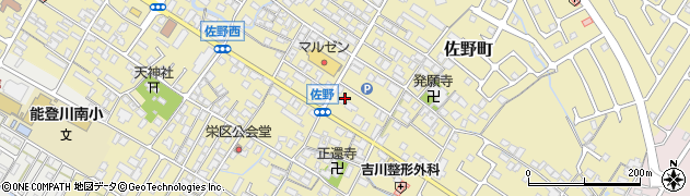 滋賀県東近江市佐野町666周辺の地図