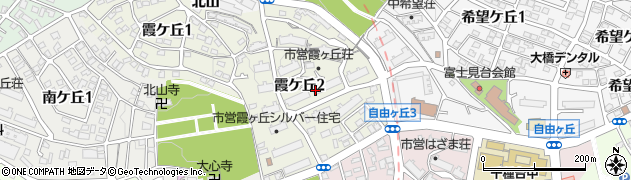 愛知県名古屋市千種区霞ケ丘周辺の地図