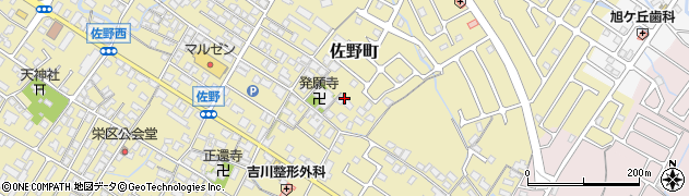 滋賀県東近江市佐野町234周辺の地図