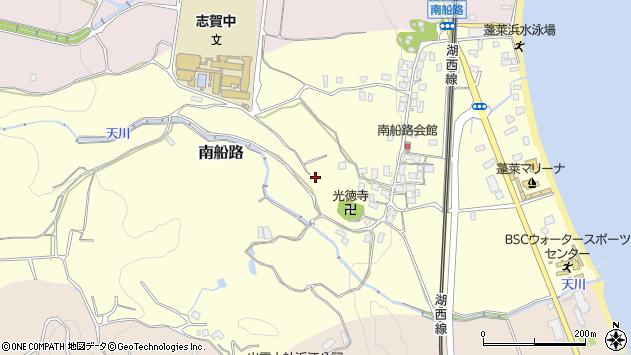 〒520-0516 滋賀県大津市南船路の地図