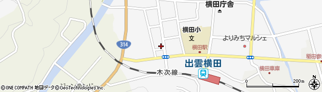 しまね信用金庫横田支店周辺の地図