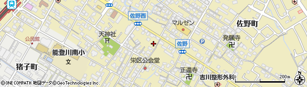 滋賀県東近江市佐野町724周辺の地図