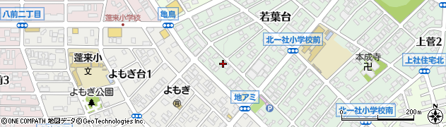 愛知県名古屋市名東区若葉台1509周辺の地図