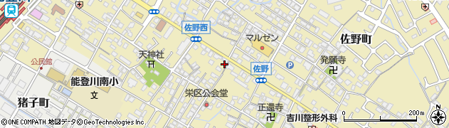 滋賀県東近江市佐野町725周辺の地図