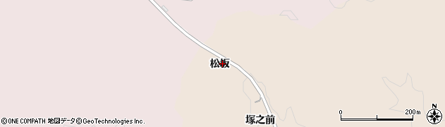 愛知県豊田市広幡町松坂周辺の地図