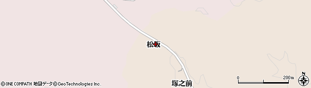 愛知県豊田市広幡町（松坂）周辺の地図