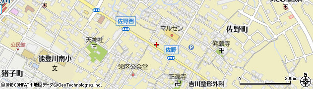 滋賀県東近江市佐野町602周辺の地図