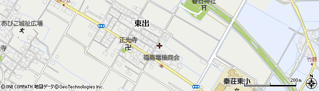 滋賀県愛知郡愛荘町東出175周辺の地図