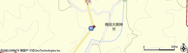 京都府福知山市三和町友渕735周辺の地図