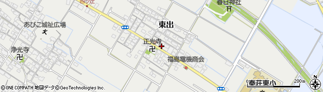 滋賀県愛知郡愛荘町東出227周辺の地図