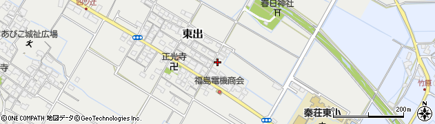 滋賀県愛知郡愛荘町東出174周辺の地図