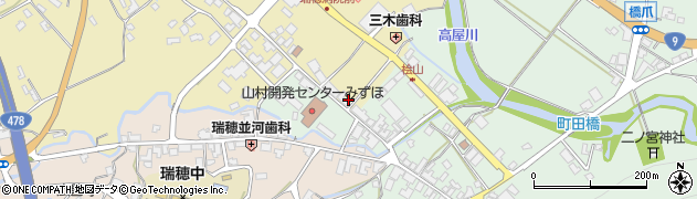 京都府船井郡京丹波町和田大下14周辺の地図