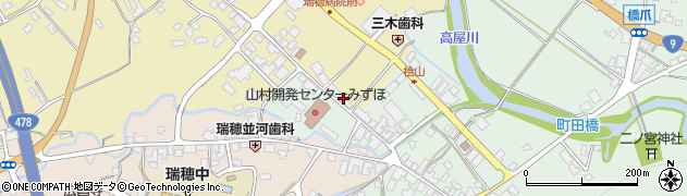 京都府船井郡京丹波町和田大下12周辺の地図
