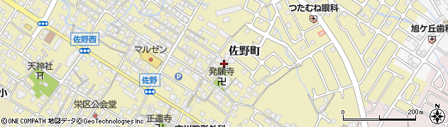 滋賀県東近江市佐野町242周辺の地図