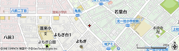 愛知県名古屋市名東区若葉台108周辺の地図