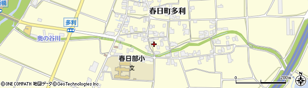 兵庫県丹波市春日町多利1027周辺の地図