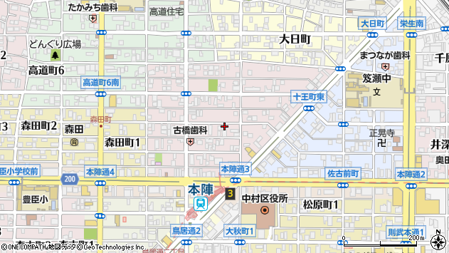 〒453-0035 愛知県名古屋市中村区十王町の地図