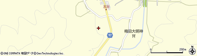 京都府福知山市三和町友渕721周辺の地図