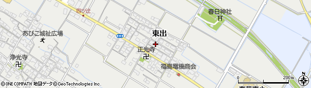 滋賀県愛知郡愛荘町東出235周辺の地図
