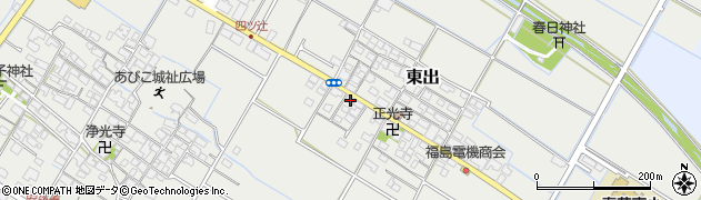 滋賀県愛知郡愛荘町東出303周辺の地図