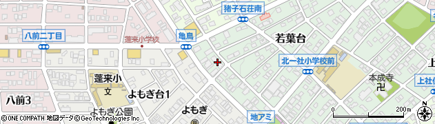 愛知県名古屋市名東区若葉台107周辺の地図