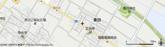 滋賀県愛知郡愛荘町東出290周辺の地図
