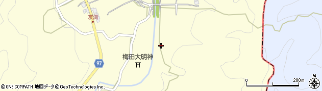 京都府福知山市三和町友渕76周辺の地図