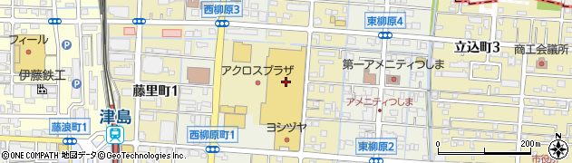 めい軒　ロイヤルホームセンター津島店周辺の地図