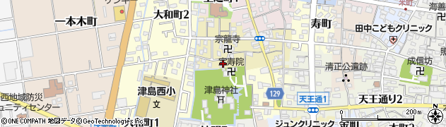 愛知県津島市中之町82周辺の地図