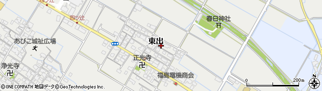 滋賀県愛知郡愛荘町東出247周辺の地図