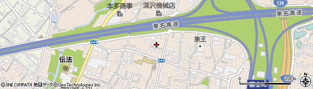 静岡県富士市伝法412周辺の地図