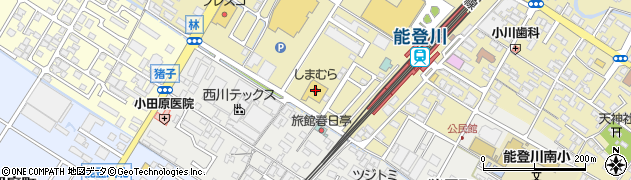 ファッションセンターしまむら能登川店周辺の地図