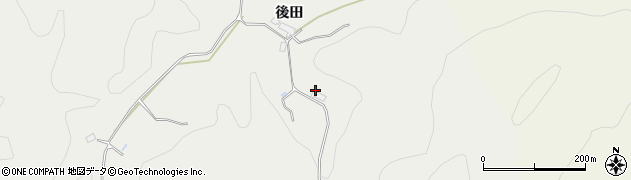 愛知県豊田市北小田町（大洞）周辺の地図