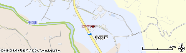 千葉県勝浦市小羽戸72周辺の地図