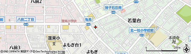 愛知県名古屋市名東区若葉台113周辺の地図