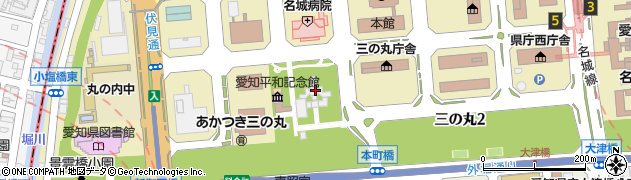 愛知縣護國神社周辺の地図