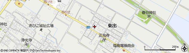 滋賀県愛知郡愛荘町東出283周辺の地図