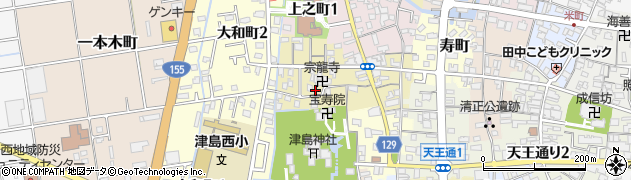 愛知県津島市中之町81周辺の地図