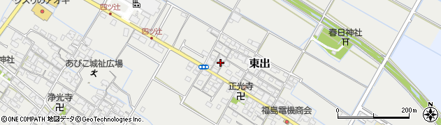 滋賀県愛知郡愛荘町東出284周辺の地図