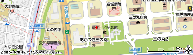 名古屋簡易裁判所周辺の地図