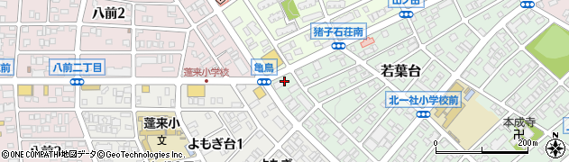 愛知県名古屋市名東区若葉台102周辺の地図
