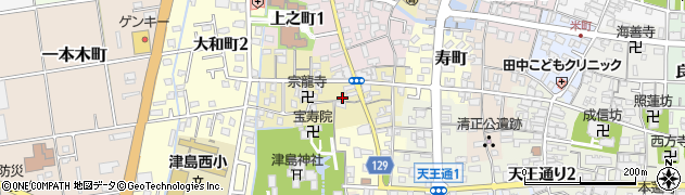 愛知県津島市中之町48周辺の地図