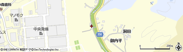 愛知県豊田市深見町向イ洞周辺の地図