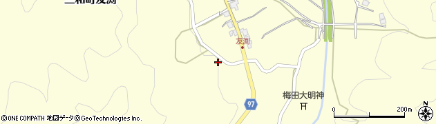 京都府福知山市三和町友渕616周辺の地図
