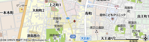 愛知県津島市中之町18周辺の地図
