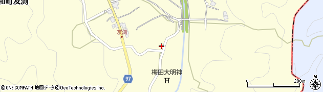 京都府福知山市三和町友渕681周辺の地図