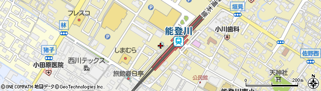 アズイン東近江　能登川駅前周辺の地図
